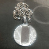 Custom White Gold Big Dre Pendant