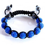 Shamballa Bracelet Capri Blue