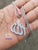 Silver ) "Allah" Arabic Script Silver CZ Pendant With Necklace 