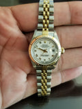 Rolex 26mm Two Tone Stainless Steel 18kt Yellow Gold Pre Owned