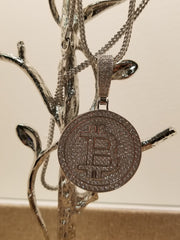 Bitcoin Pendant With Chain
