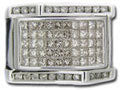 Mens Diamond Ring 1.70 ct