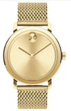 Movado BOLD Evolution Mesh Gold Watch