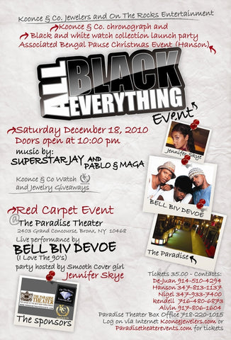 Dec.18, 2010  (All Black Everything Event)
