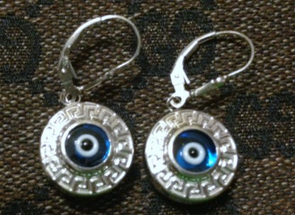 Greek Evil Eye Versace Earrings