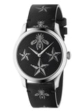 Authentic GUCCI G Timeless Black Bee Hologram Men’s Watch Quartz YA1264105