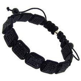 Mens Shamballa Square Bracelet